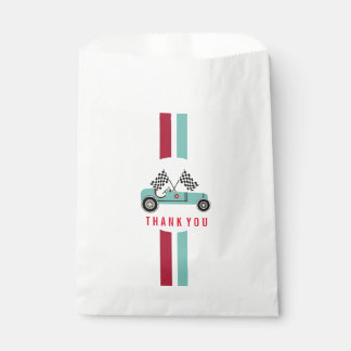 Sachets En Papier Vintage Race Car Boy Party Favoriser sac en papier