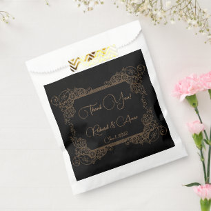Sachets En Papier Vintage Romantique Steampunk Conte de Fées "Merci"