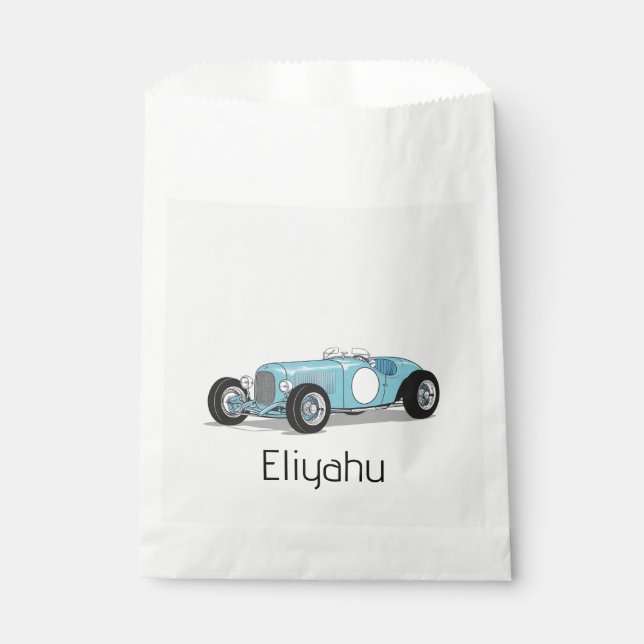 Sachets En Papier Vintage voiture upsherin (Devant)
