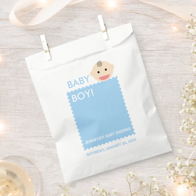 Sachets En Papier Visage bébé (Coupé)