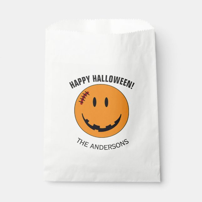 Sachets En Papier Visage Halloween Style ID224 (Devant)