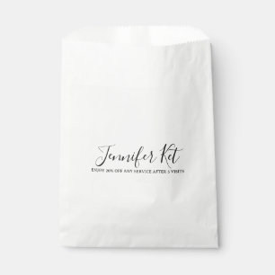 Sachets En Papier Visites d'un site Web d'offre de réduction pour en