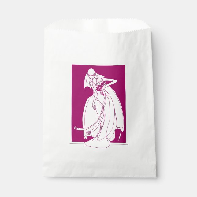 Sachets En Papier Voici la mariée (Devant)