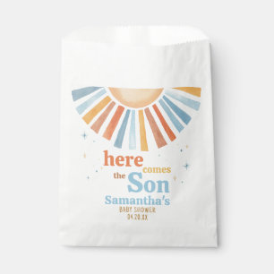 Sachets En Papier Voici le Baby shower du Fils