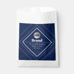 Sachets En Papier Votre logo et design moderne personnalisable   Ble