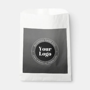 Sachets En Papier Votre logo ou conception d'entreprise et texte mod