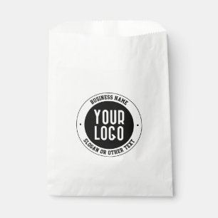 Sachets En Papier Votre logo ou votre conception d'entreprise Text