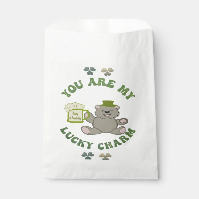 Sachets En Papier Vous êtes mon porte-bonheur  (Devant)