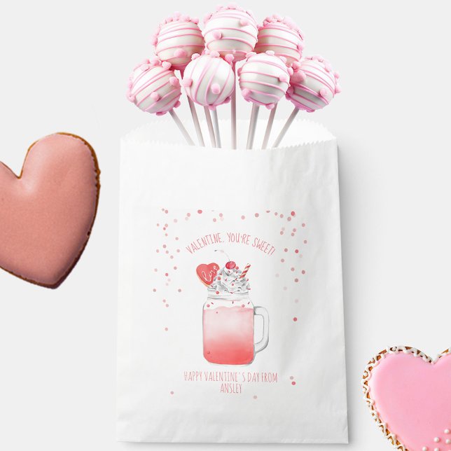 Sachets En Papier Vous êtes Sweet Valentine Love Crazy Milkshake (Créateur téléchargé)