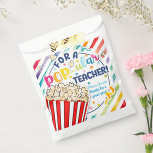 Sachets En Papier vous me faites pop merci popcorn volontaire