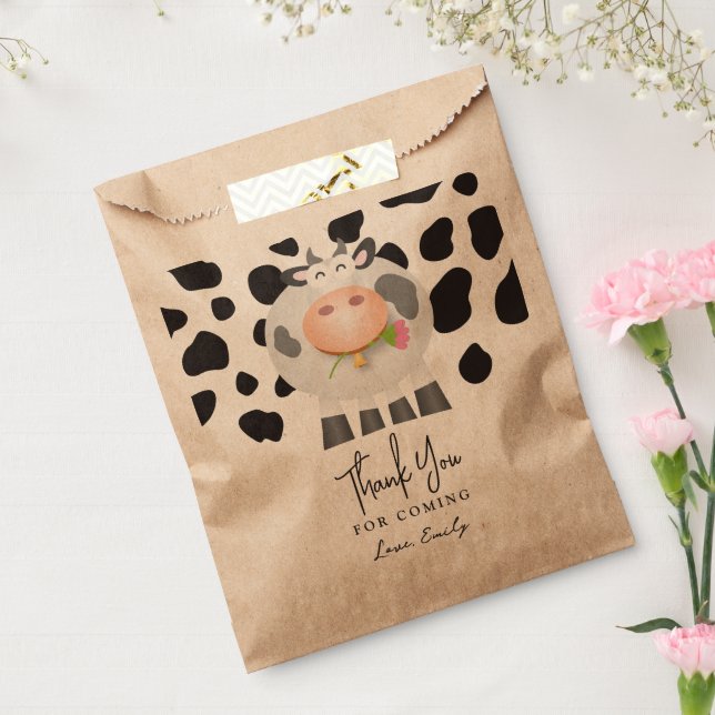 Sachets En Papier Whimsical Saint Vache Anniversaire Merci Pour Veni (Scellé)