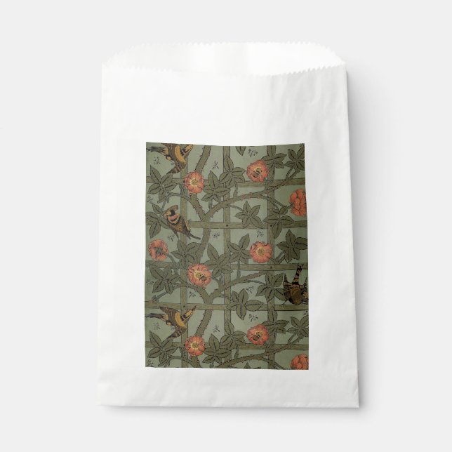 Sachets En Papier William Morris Trellis Wallpaper Art (Devant)