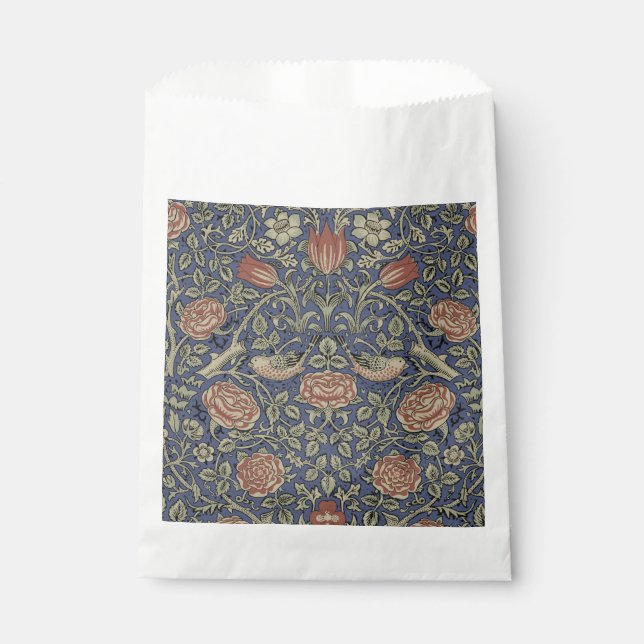 Sachets En Papier William Morris Tudor Fond d'écran Rose (Devant)