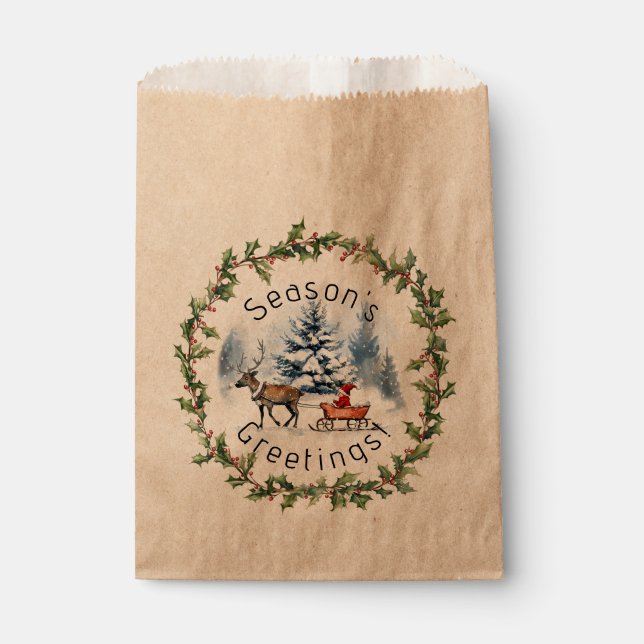 Sachets En Papier Winter Wonderland (Devant)