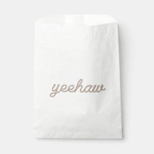 Sachets En Papier Yeehaw Mon premier Rodéo Anniversaire Favoriser Sa