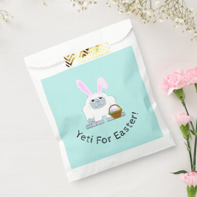 Sachets En Papier Yeti pour Pâques mignonne Pâques Yeti (Scellé)
