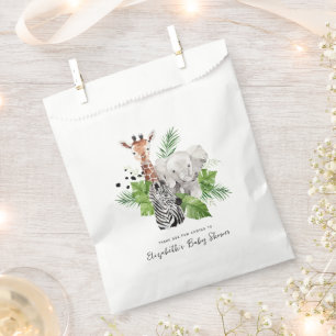 Sachets En Papier Zoo de la Jungle Animaux BABY SHOWER