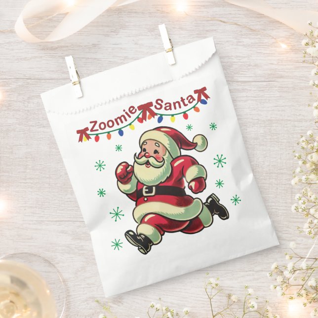 Sachets En Papier Zoomie Santa Christmas (Coupé)