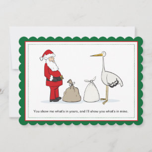 Sacks Grossesse Faire-part de Noël Sacks