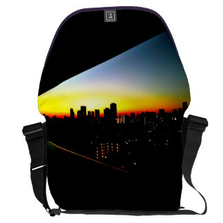 SACOCHE 明け方の街メッセンジャーバッグ