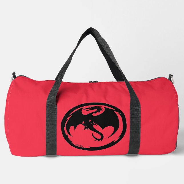 Sacoche de corail Dragon noir (Recto)