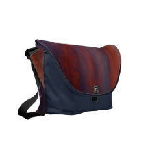 sac orange-bleu de coucher du soleil----