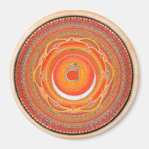 Sacral Chakra Mandala Magnet