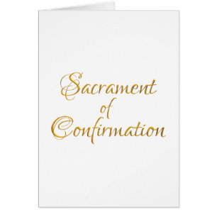Sacrament de confirmation de Golden 3D Look