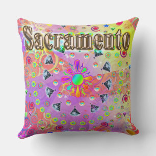 Sacramento Lucky Coussin doré