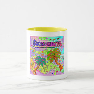 Sacramento Vacances Cible Mug