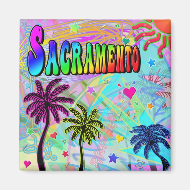 Sacramento Vivid Romance Magnet (Devant)
