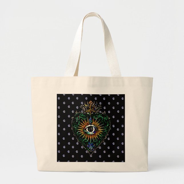Sacré-Cœur avec sac à main géant aux yeux omniprés (Devant)