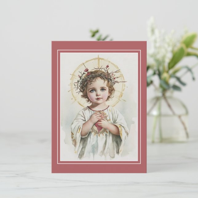 Sacré Coeur de Jésus, Catholique, Miséricorde Divi (Debout devant)