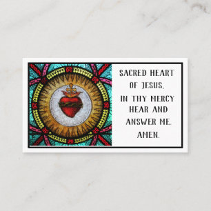Sacré Coeur de Jésus - Demande de cartes