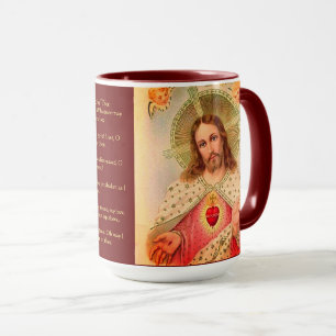 Sacré Coeur de Jésus Prayer Mug