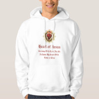 Sacré Coeur de Jésus Sweat - shirt à capuche catho