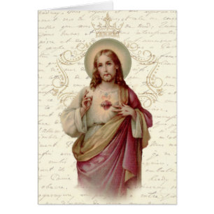 Sacré Coeur de Jésus Vintage Religieux