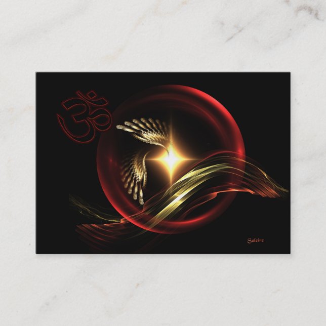 Sacré Om Cartes de visite (Devant)