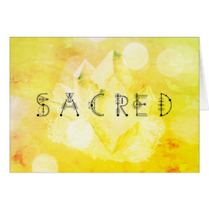 *~* SACRED Bright Yellow Gold Green