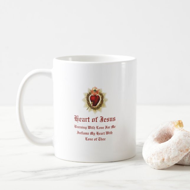 Sacred Heart of Jesus Mug (Avec donut)