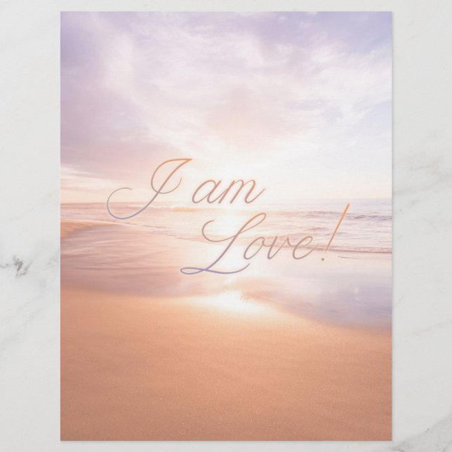 Sacred Love Poster I am love! (Devant)