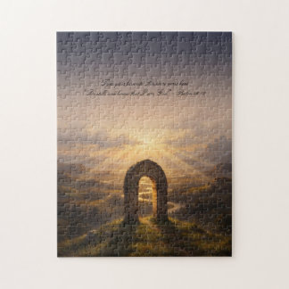 Sacred Stone Arch Sunset Jigsaw Puzzle