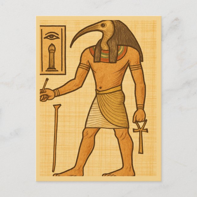 Sacrée Thoth Divine Sagesse Dieu Carte postale (Devant)