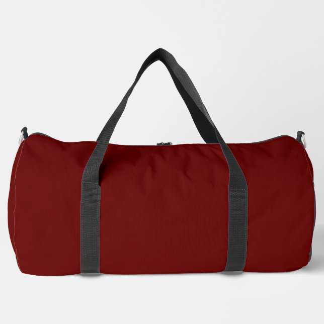 Sacs à duffel simple rouge foncé Grand sac (Recto)