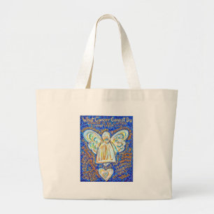 Sacs Angle Cancer Bleu et Or