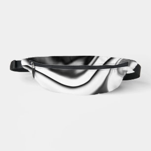 Sacs Banane Abstrait en noir et blanc