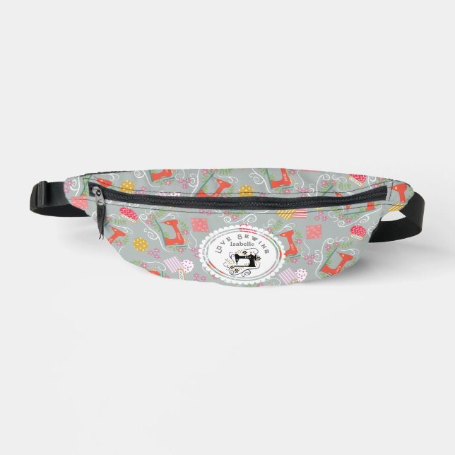 Sacs Banane Accessoires de couture gris Love (Recto)