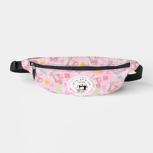 Sacs Banane Accessoires de couture rose d'amour (Recto)