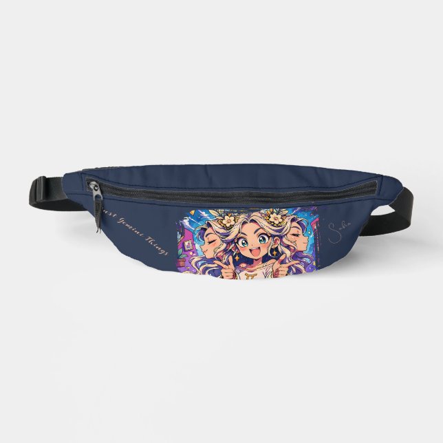 Sacs Banane Aesthetic Gemini Anime Custom Fanny Pack (Recto)