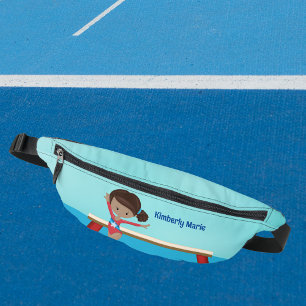 Sacs Banane African American Gymnastique Girl Cute Custom